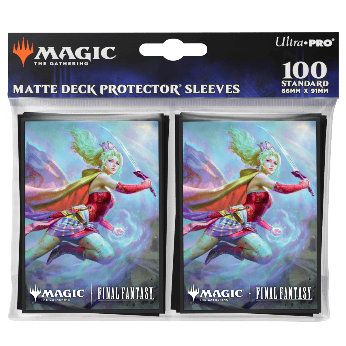 Magic: The Gathering®—FINAL FANTASY™ Terra, Herald of Hope (Commander) 100ct Deck Protector Sleeves Packaging