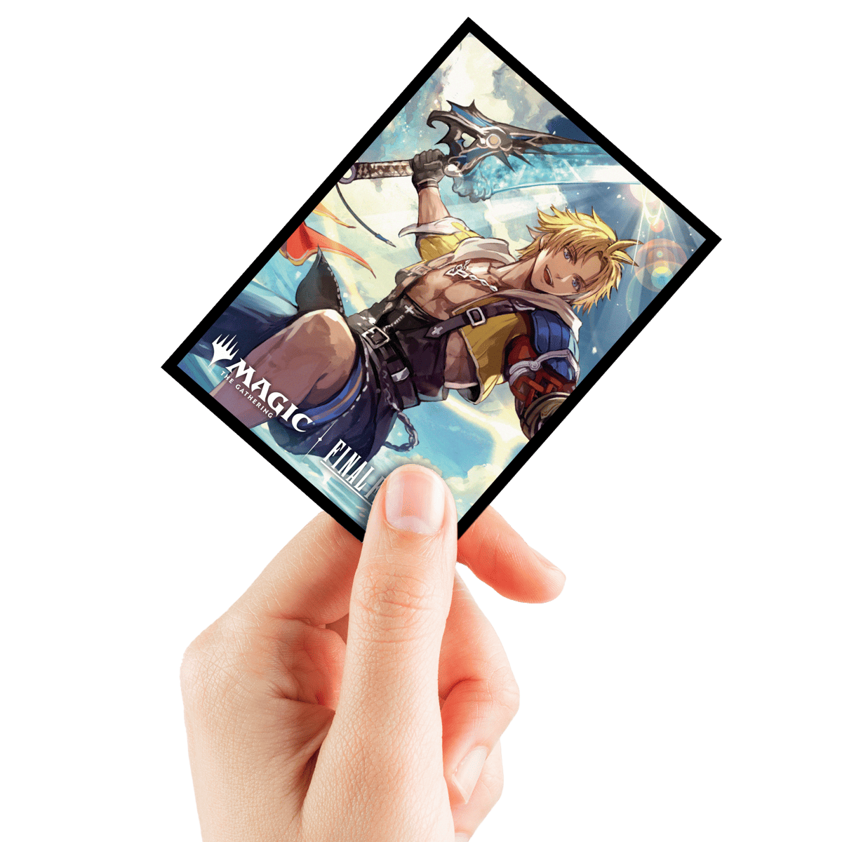 Magic: The Gathering®—FINAL FANTASY™ Tidus, Yuna's Guardian (Commander) 100ct Deck Protector Sleeves Hand