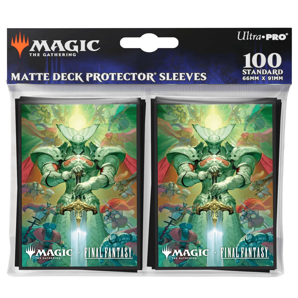 Magic: The Gathering®—FINAL FANTASY™ Summon: Knights of Round 100ct Deck Protector Sleeves Packaging
