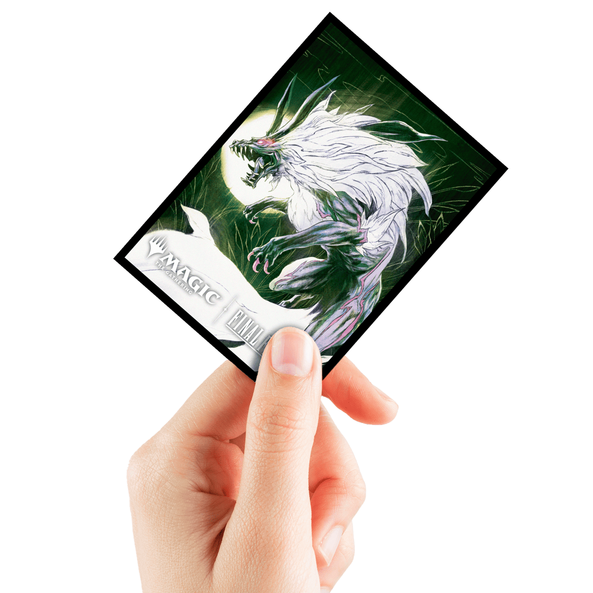 Magic: The Gathering®—FINAL FANTASY™ Summon: Fenrir 100ct Deck Protector Sleeves Hand