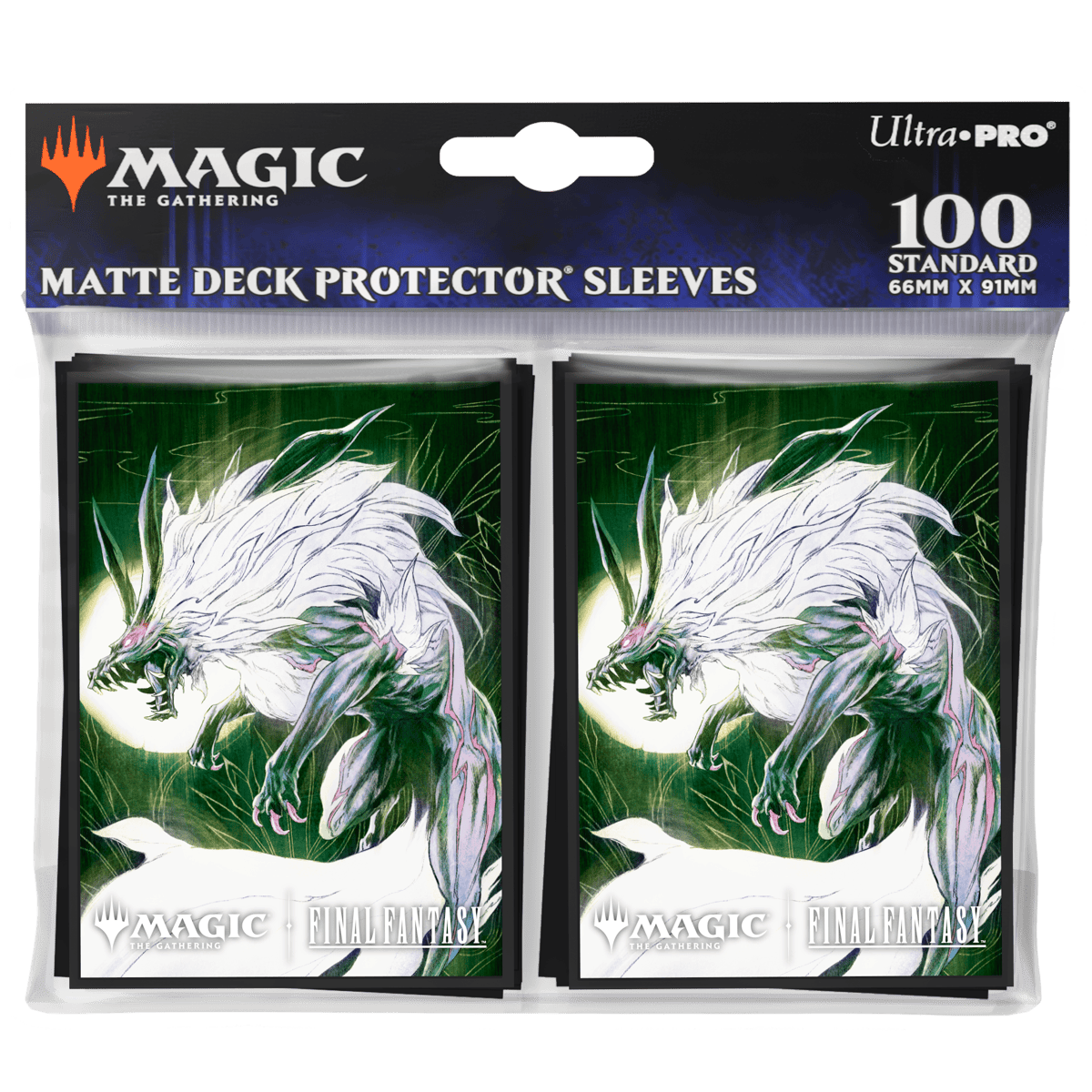 Magic: The Gathering®—FINAL FANTASY™ Summon: Fenrir 100ct Deck Protector Sleeves Packaging