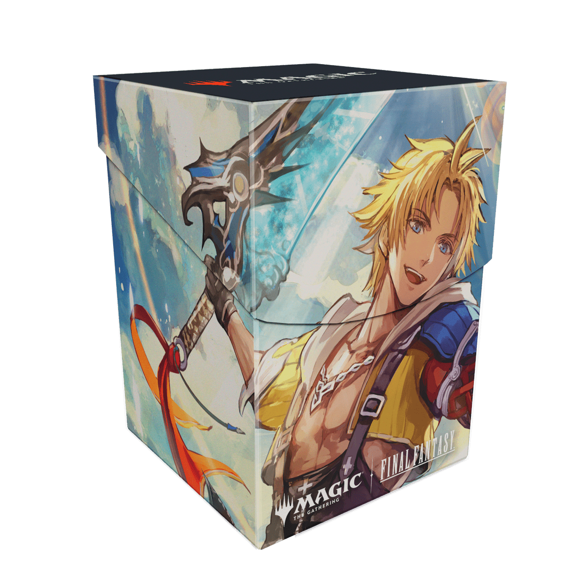 Magic: The Gathering®—FINAL FANTASY™ Tidus, Yuna's Guardian (Commander) 100+ Deck Box Front