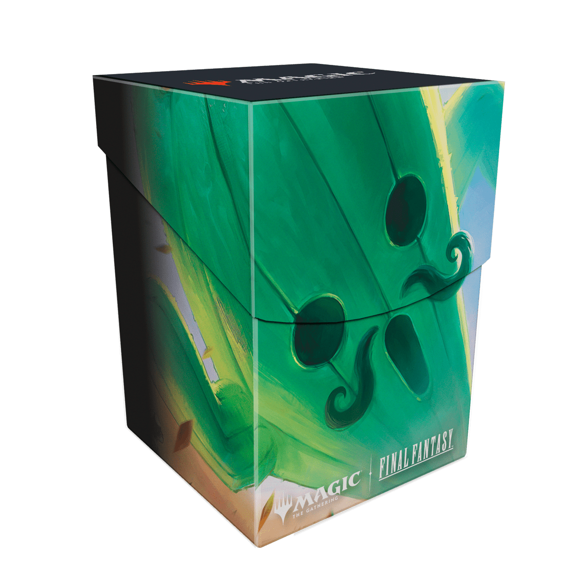 Magic: The Gathering®—FINAL FANTASY™ Jumbo Cactuar 100+ Deck Box Angle