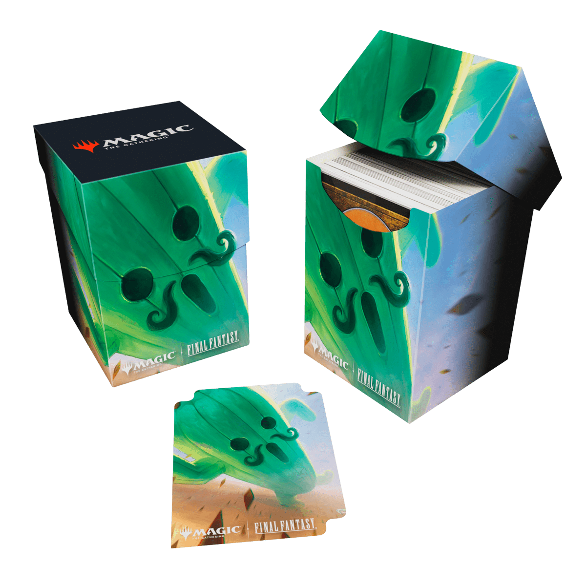 Magic: The Gathering®—FINAL FANTASY™ Jumbo Cactuar 100+ Deck Box Full