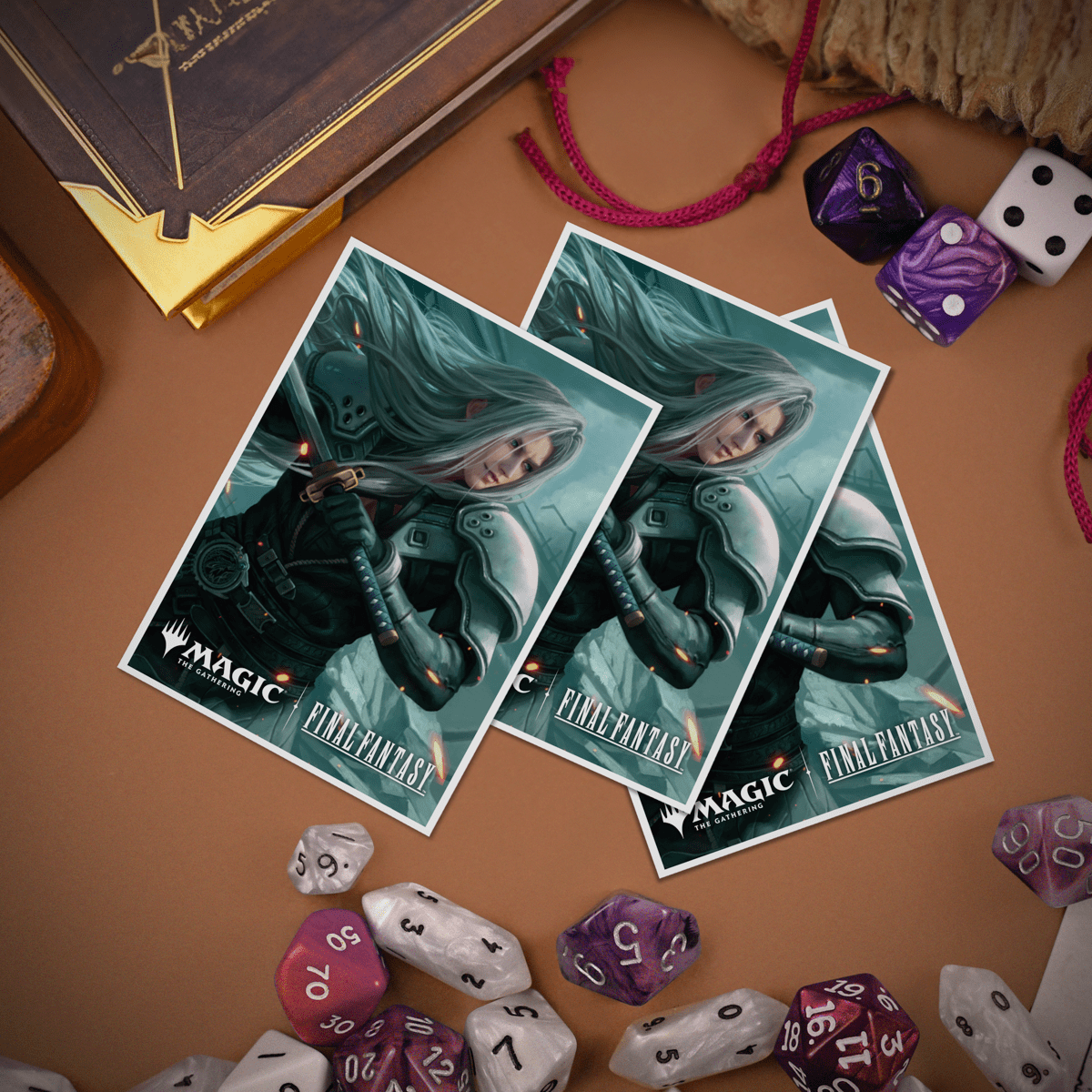 Magic: The Gathering®—FINAL FANTASY™ Sephiroth, Planet’s Heir 105ct APEX Deck Protector™ Sleeves Lifestyle