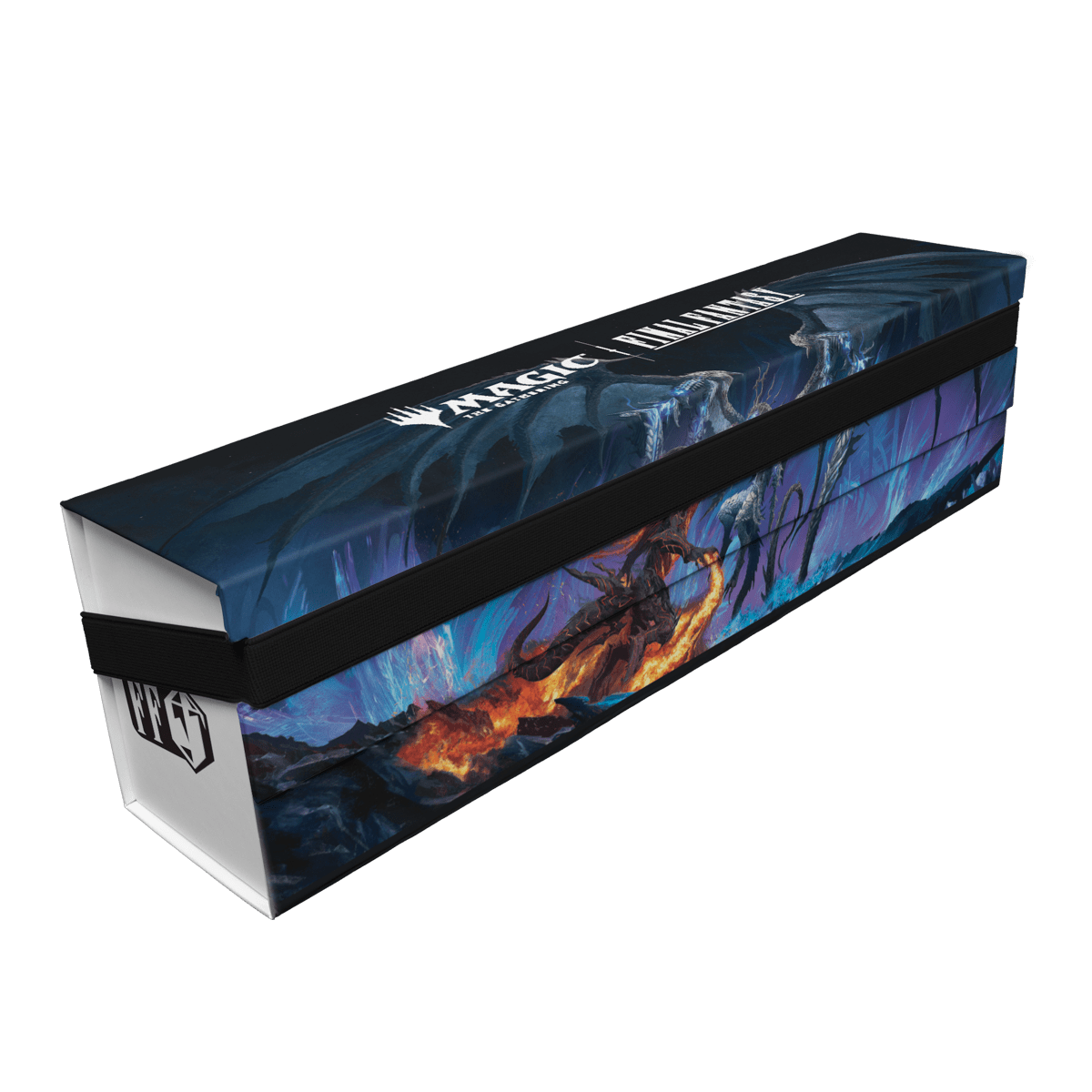 Magic: The Gathering®—FINAL FANTASY™ Bahamut and Ifrit 500+ Flat Pack Storage Box Front