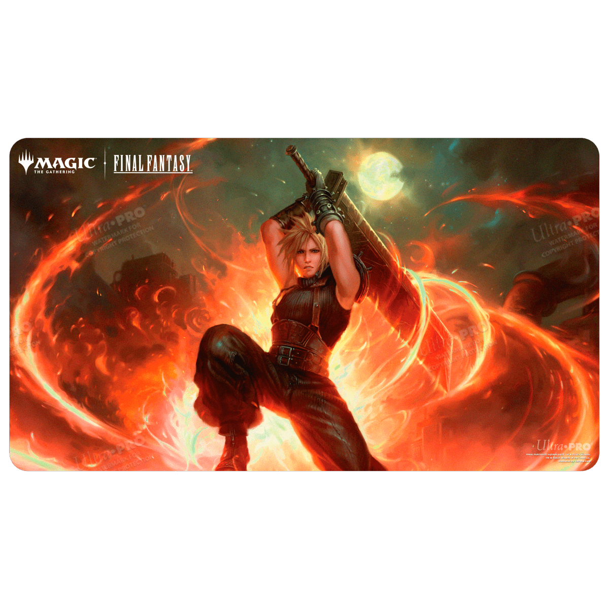 Magic: The Gathering®—FINAL FANTASY™ Cloud, Ex-SOLDIER (Commander) Playmat Front