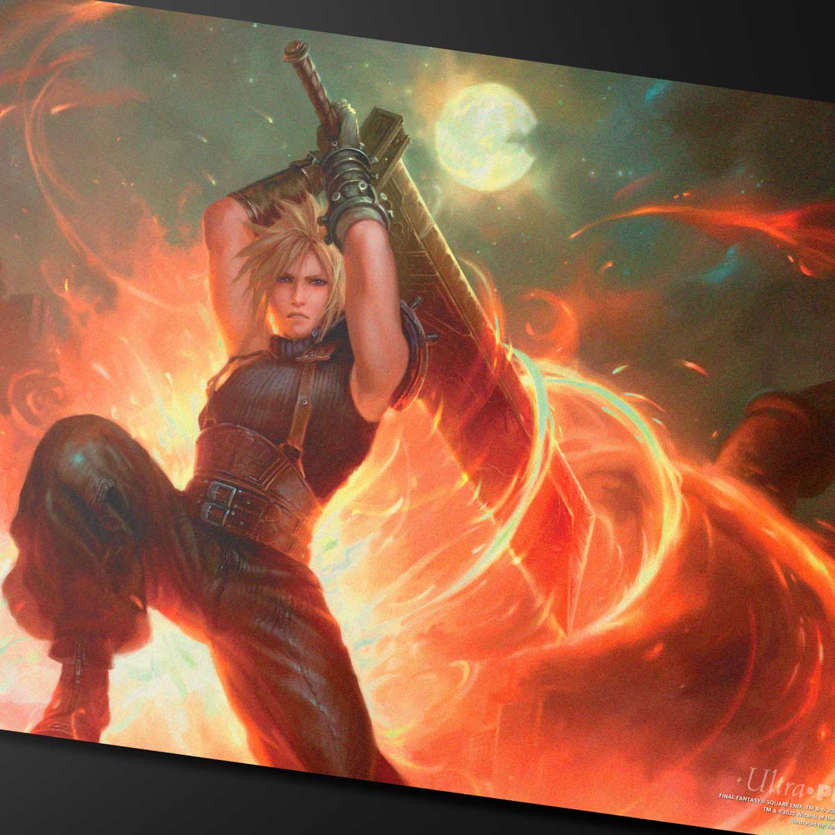 Magic: The Gathering®—FINAL FANTASY™ Cloud, Ex-SOLDIER (Commander) Playmat Art