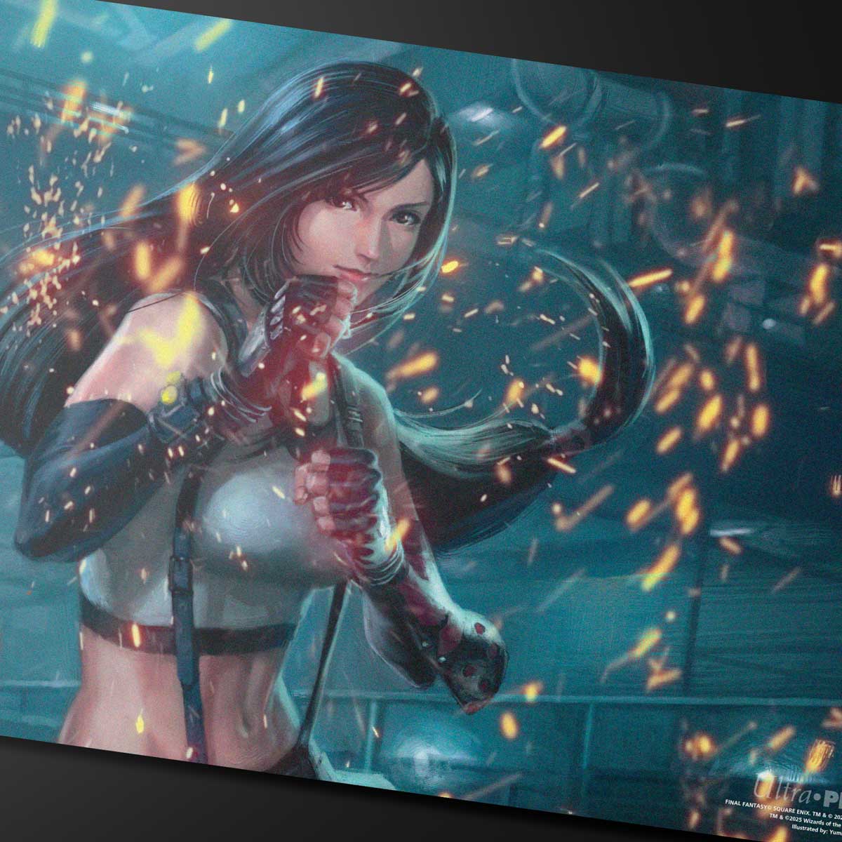 Magic: The Gathering®—FINAL FANTASY™ Tifa, Martial Artist Playmat Art