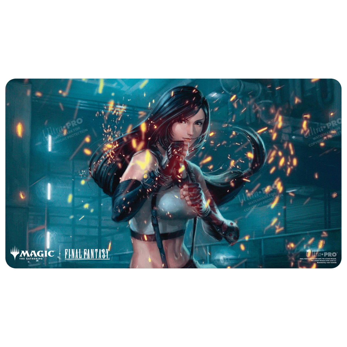 Magic: The Gathering®—FINAL FANTASY™ Tifa, Martial Artist Playmat Front