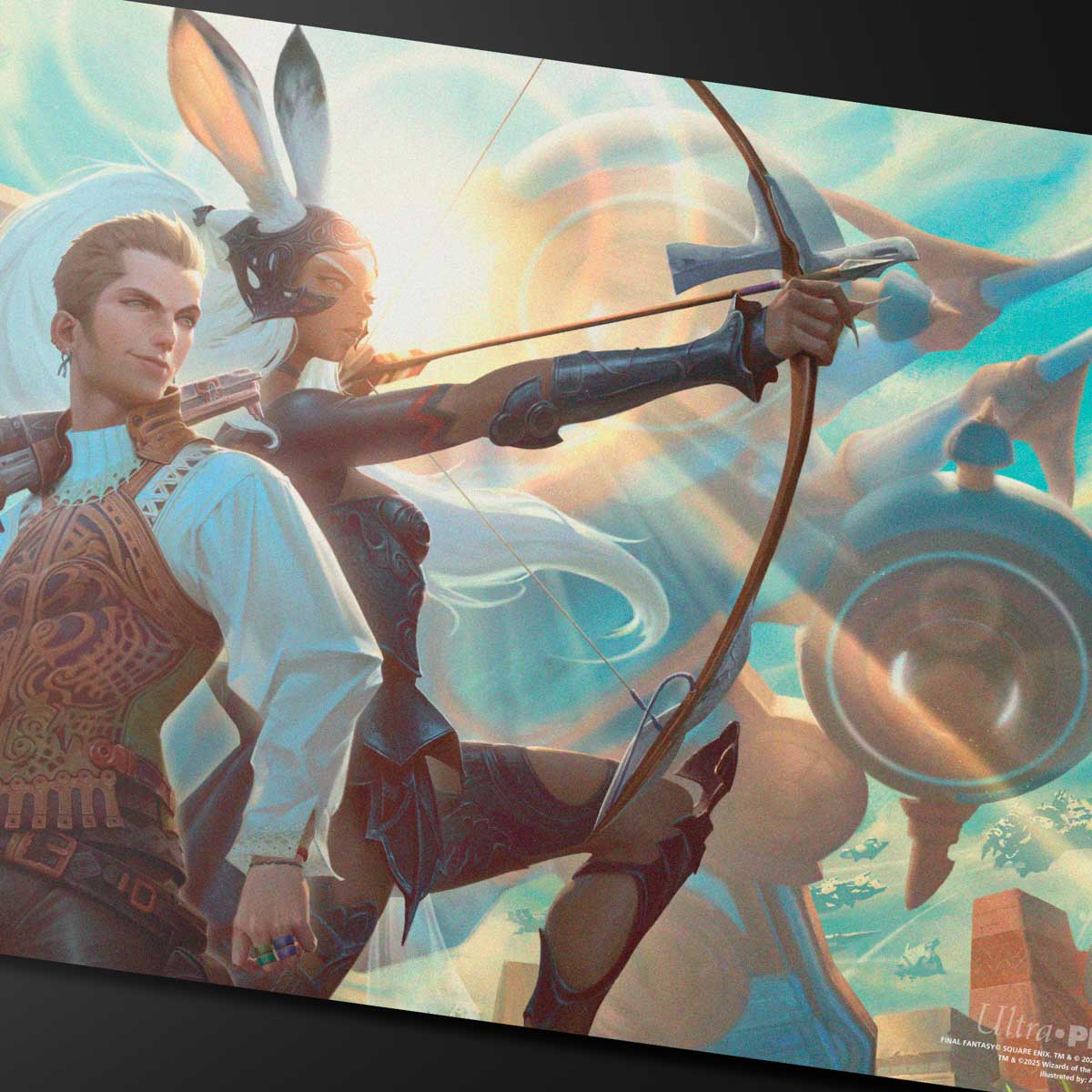 Magic: The Gathering®—FINAL FANTASY™ Balthier & Fran Playmat Art | Ultra PRO International