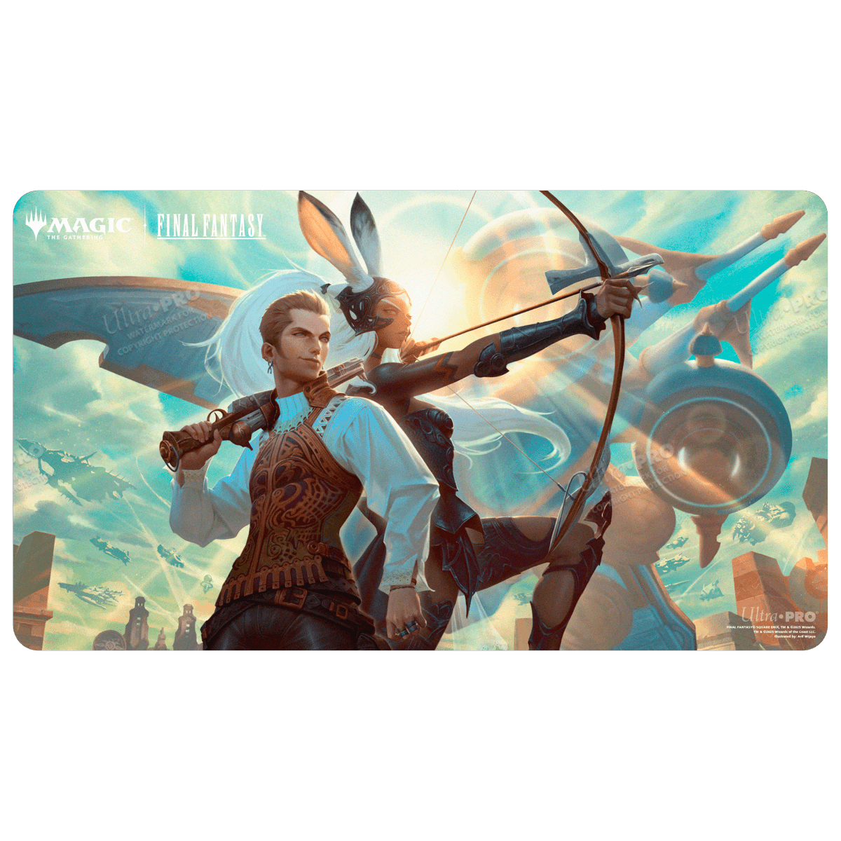 Magic: The Gathering®—FINAL FANTASY™ Balthier & Fran Playmat Front