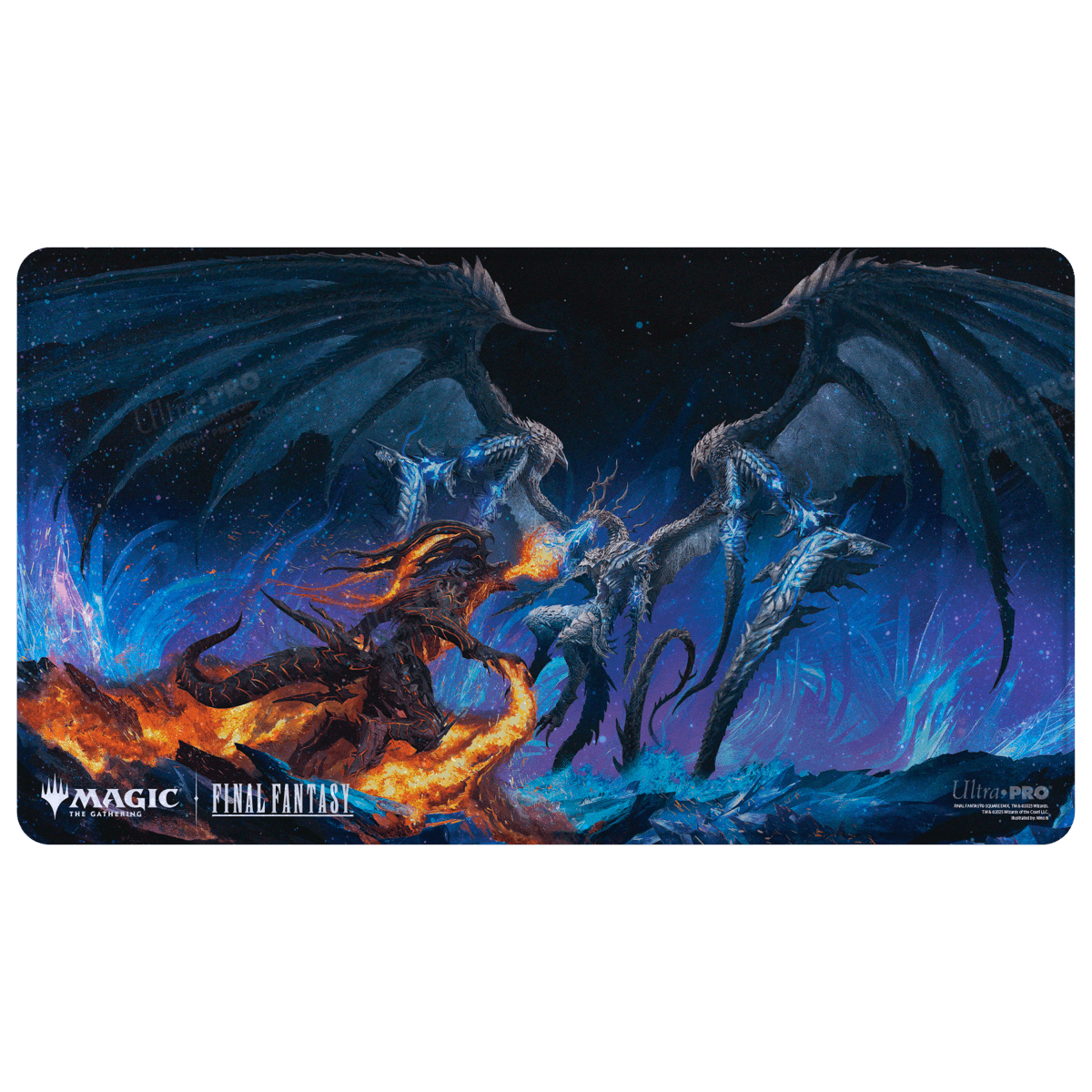 Magic: The Gathering®—FINAL FANTASY™ Bahamut and Ifrit HOLOFOIL® Playmat