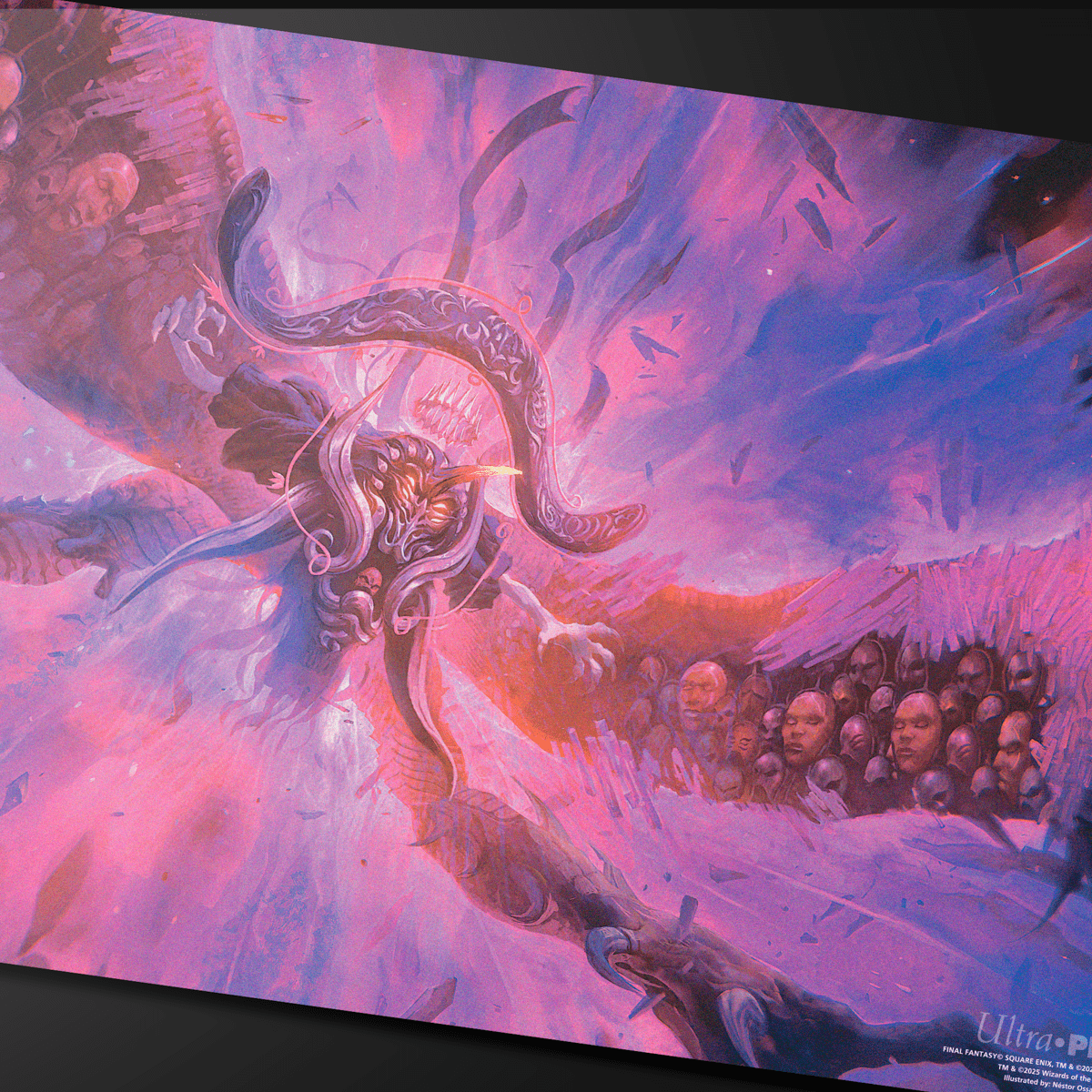 Magic: The Gathering®—FINAL FANTASY™ Emet-Selch, Unsundered / Hades, Sorcerer of Eld Double-Sided Playmat Detail 1