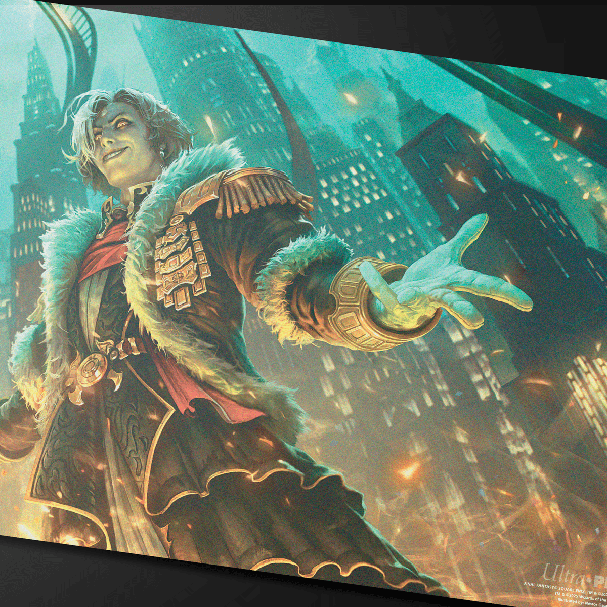Magic: The Gathering®—FINAL FANTASY™ Emet-Selch, Unsundered / Hades, Sorcerer of Eld Double-Sided Playmat Detail 2