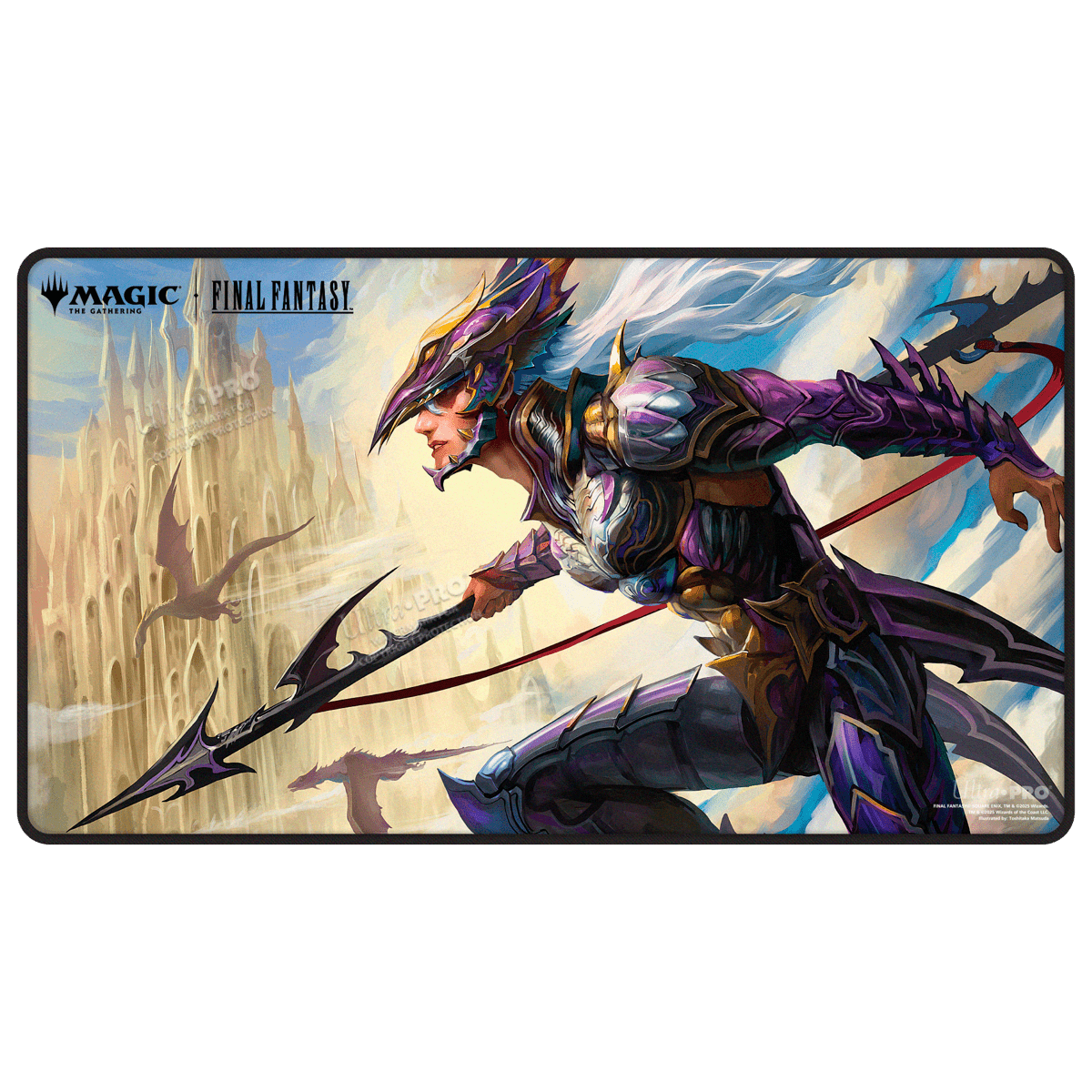 Ultra PRO: Black Stitched Playmat