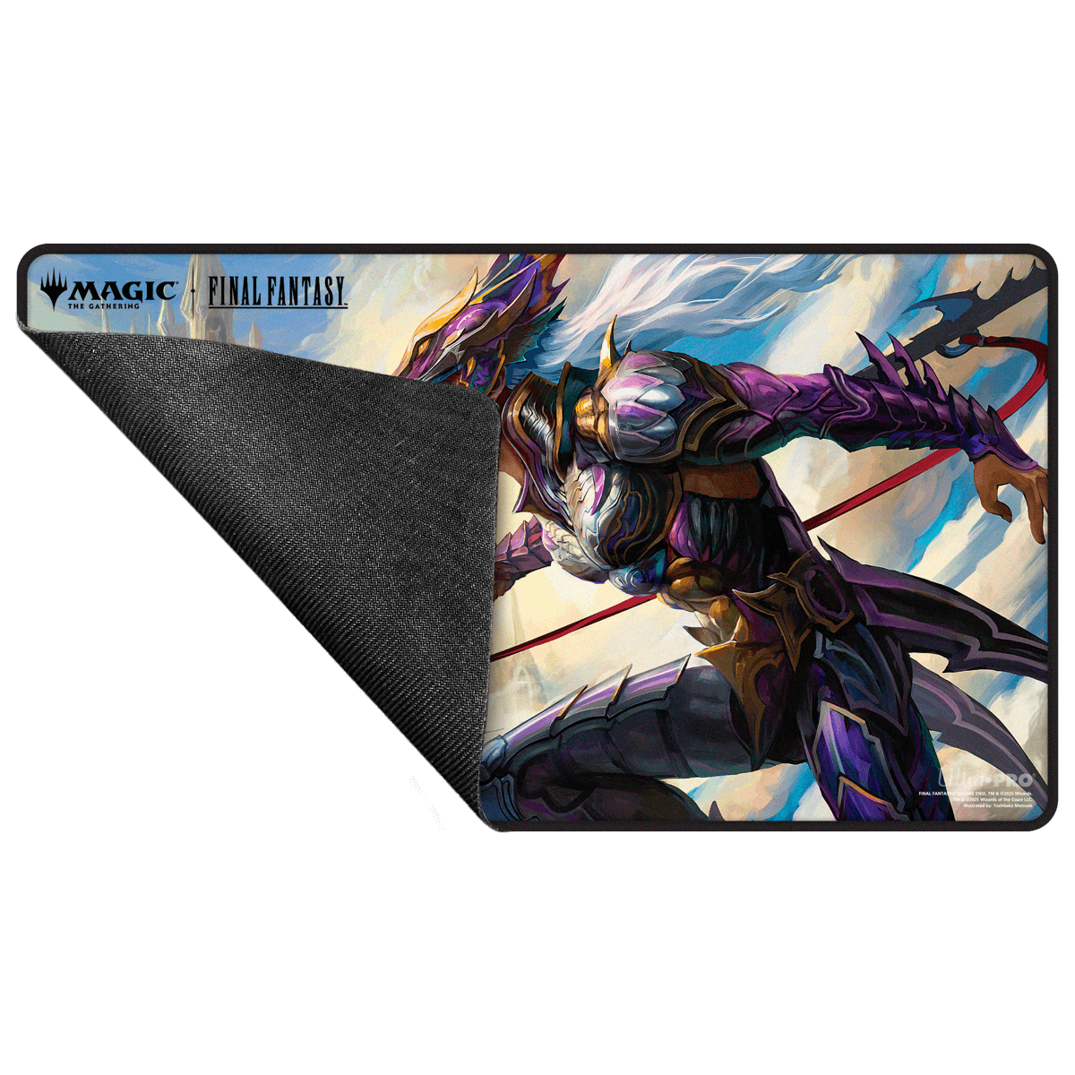 Magic: The Gathering®—FINAL FANTASY™ Kain, Traitorous Dragoon Black Stitched Playmat