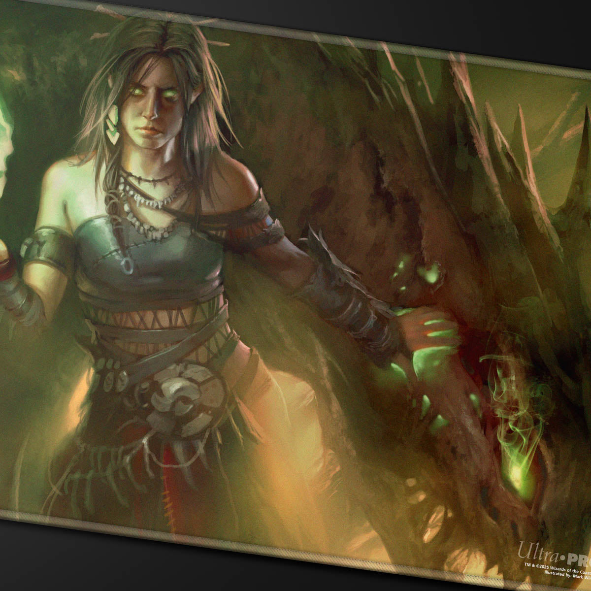 Meren of Clan Nel Toth Stitched Edge Playmat Closeup | Ultra PRO International