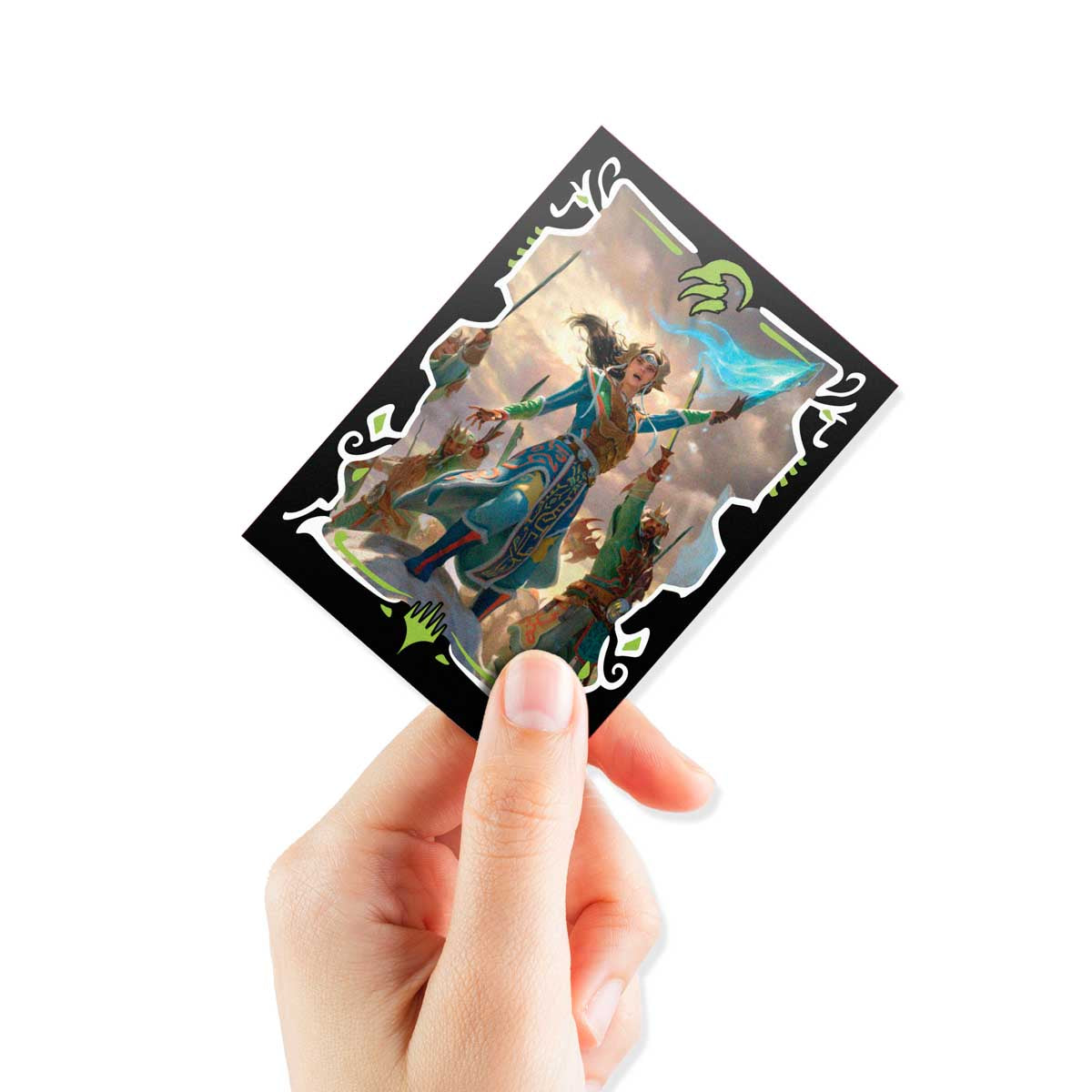 Tarkir Dragonstorm Temur Commander 100ct Deck Protector Sleeves for Magic: The Gathering Hand | Ultra PRO International