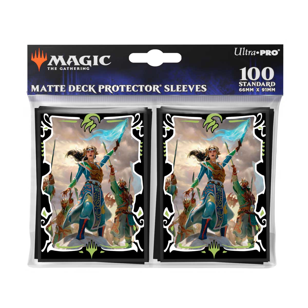 Tarkir Dragonstorm Temur Commander 100ct Deck Protector Sleeves for Magic: The Gathering | Ultra PRO International