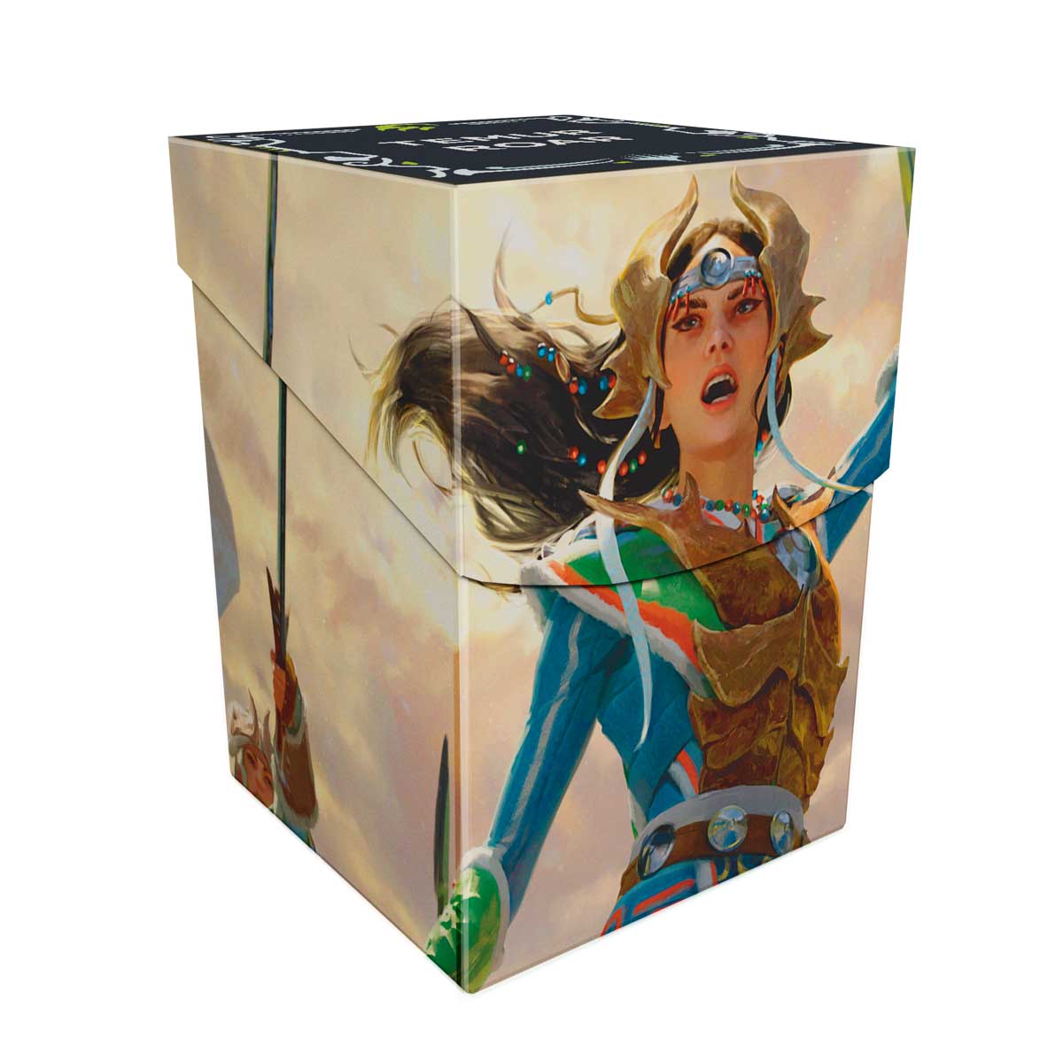 Tarkir Dragonstorm Temur Commander 100+ Deck Box for Magic: The Gathering Front | Ultra PRO International