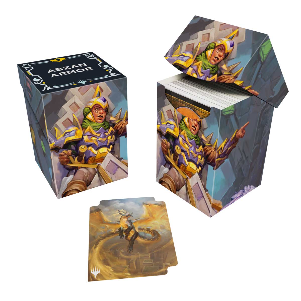 Tarkir Dragonstorm Abzan Commander 100+ Deck Box for Magic: The Gathering Group | Ultra PRO International