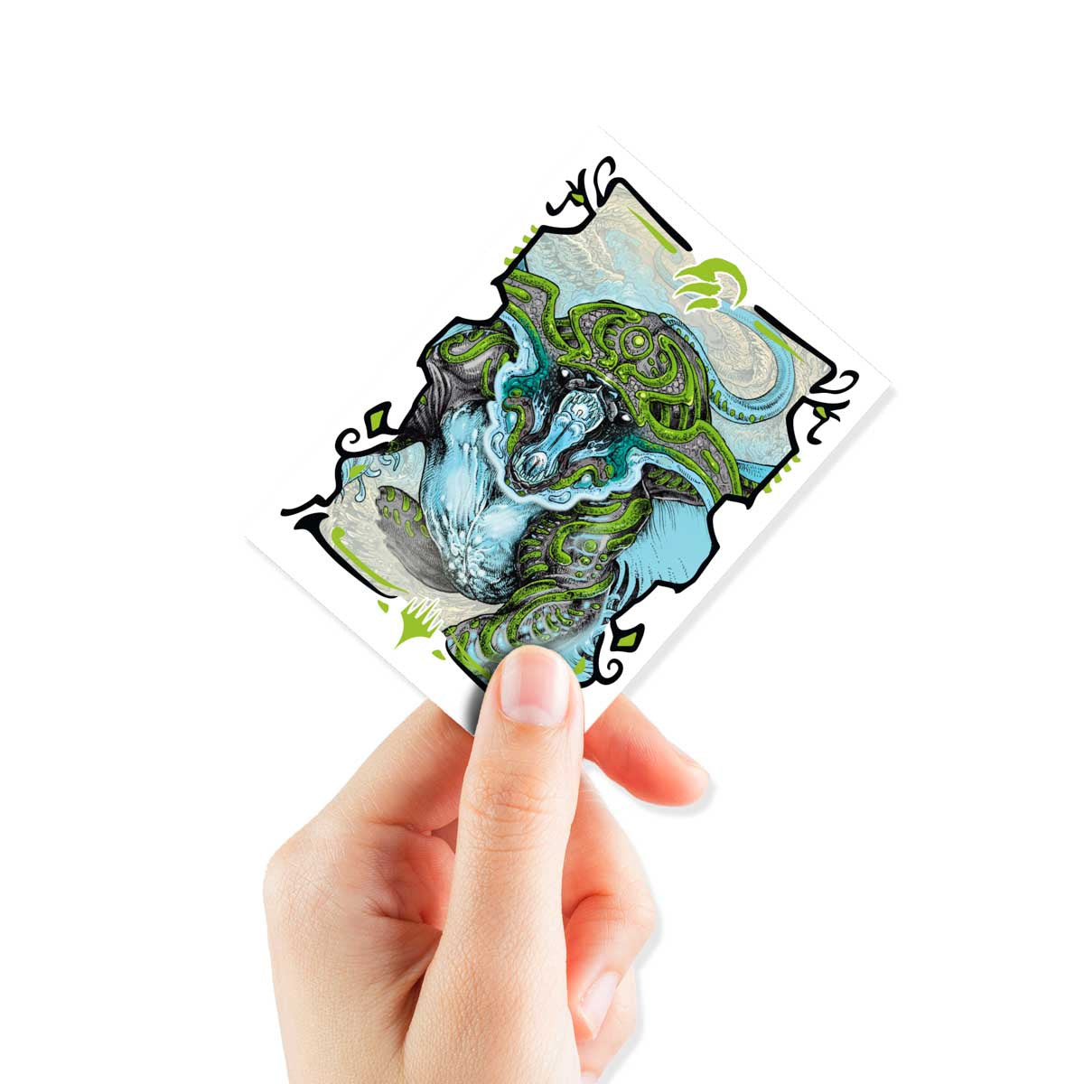 Tarkir Dragonstorm Temur Commander 105ct APEX Deck Protector™ Sleeves for Magic: The Gathering Hand | Ultra PRO International