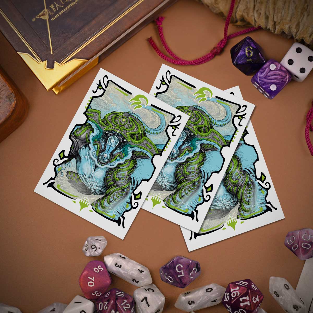 Tarkir Dragonstorm Temur Commander 105ct APEX Deck Protector™ Sleeves for Magic: The Gathering Lifestyle | Ultra PRO International