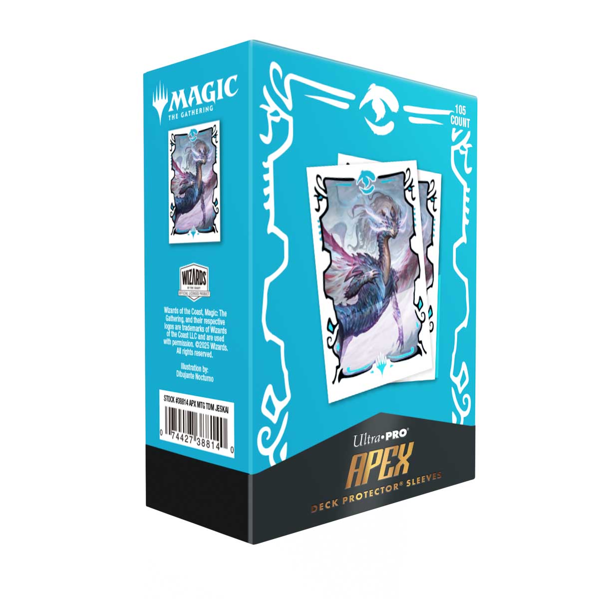 Tarkir Dragonstorm Jeskai Commander 105ct APEX Deck Protector™ Sleeves for Magic: The Gathering Angle | Ultra PRO International