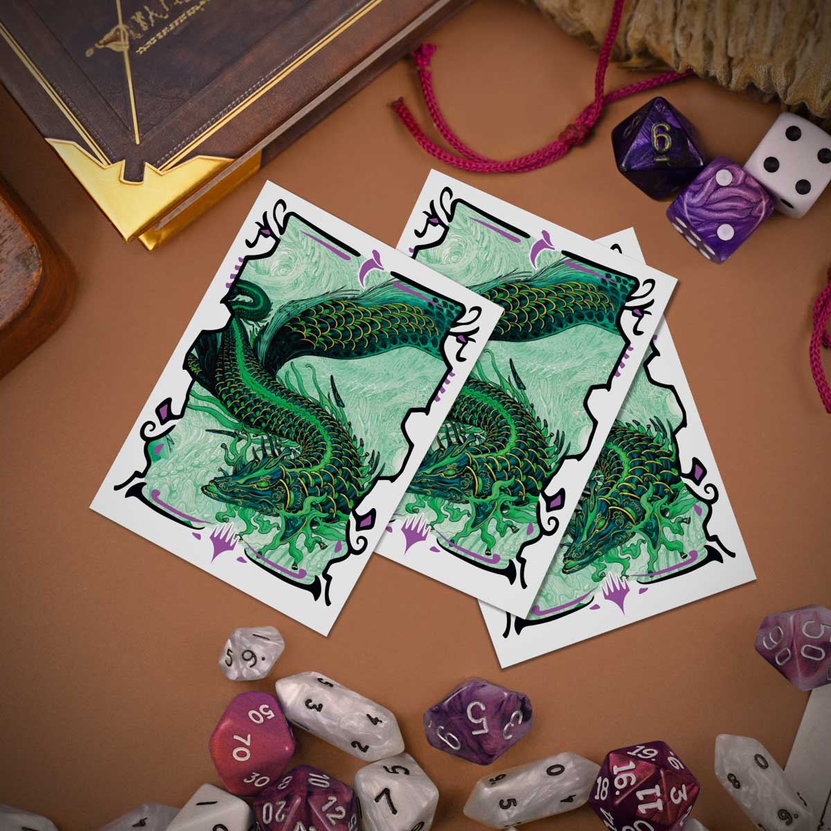 Tarkir Dragonstorm Sultai Commander 105ct APEX Deck Protector™ Sleeves for Magic: The Gathering Lifestyle | Ultra PRO International