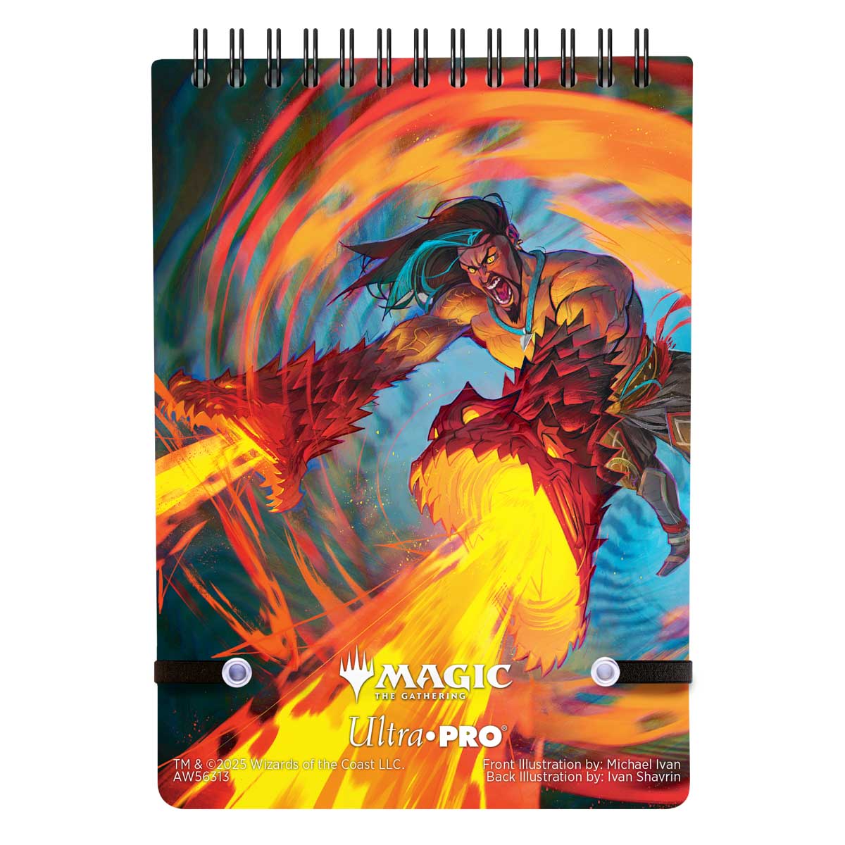 Tarkir Dragonstorm Spiral Life Pad for Magic: The Gathering Back | Ultra PRO International