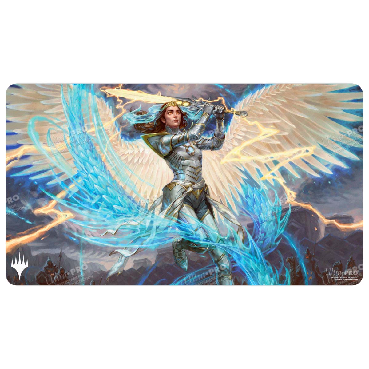 Tarkir Dragonstorm Elspeth, Storm Slayer Playmat Tarkir Dragonstorm Elspeth, Storm Slayer Playmat
