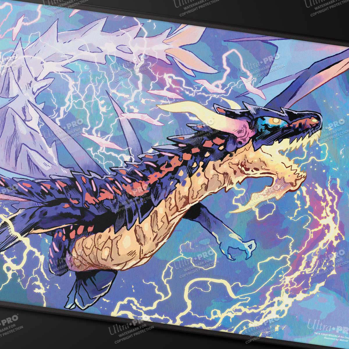 Tarkir Dragonstorm Mardu Black Stitched Standard Gaming Playmat for Magic: The Gathering Art | Ultra PRO International