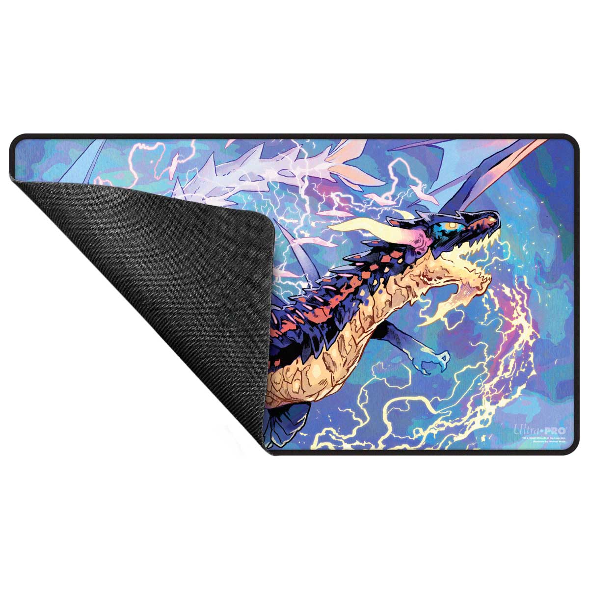 Tarkir Dragonstorm Mardu Black Stitched Standard Gaming Playmat for Magic: The Gathering Back | Ultra PRO International