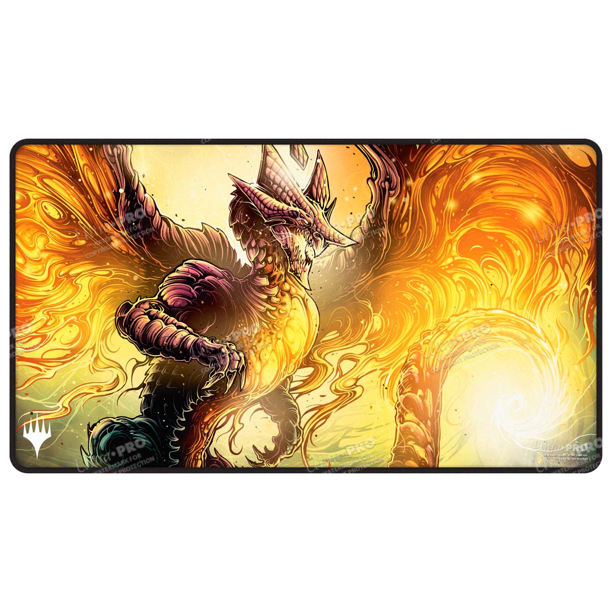 Tarkir Dragonstorm Abzan Black Stitched Standard Gaming Playmat for Magic: The Gathering Front | Ultra PRO Entertainment