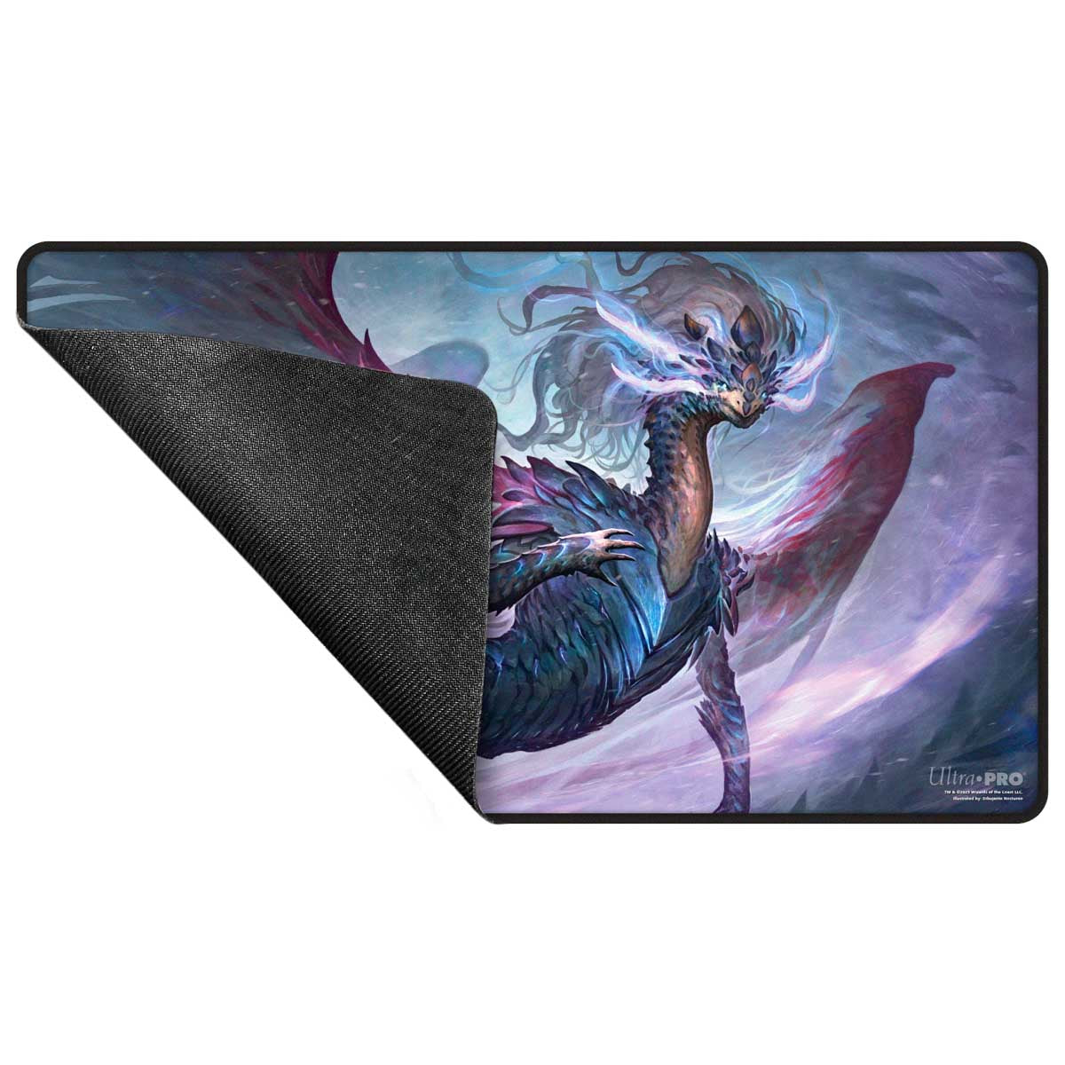 Tarkir Dragonstorm Jeskai Black Stitched Standard Gaming Playmat for Magic: The Gathering Back | Ultra PRO Entertainment