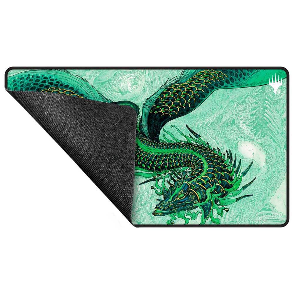 Tarkir Dragonstorm Sultai Black Stitched Standard Gaming Playmat for Magic: The Gathering Back | Ultra PRO International