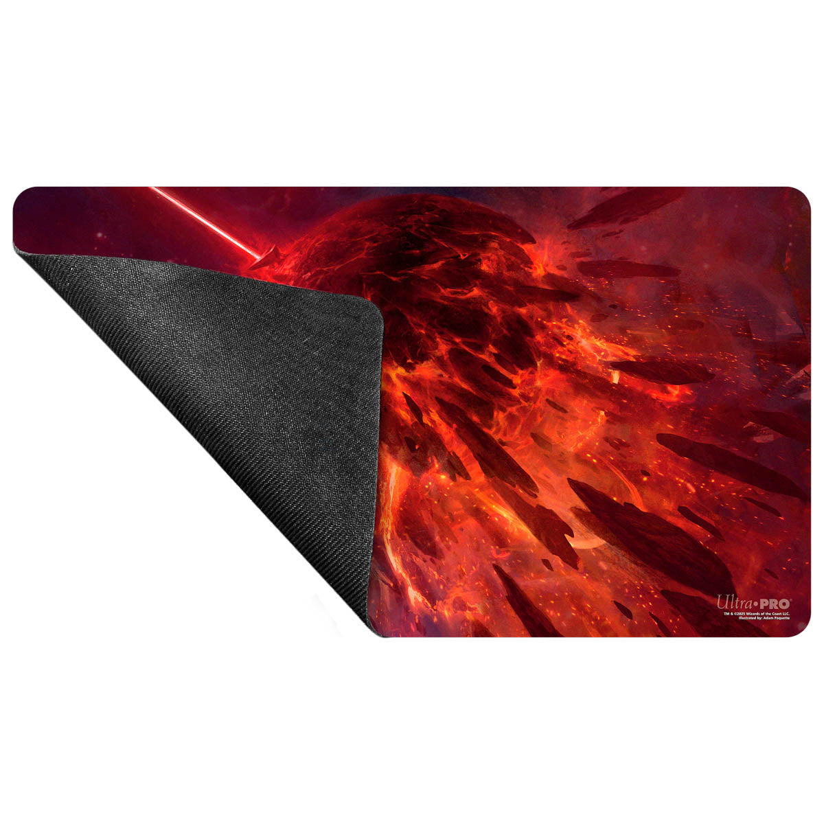 Edge of Eternities Kavaron, Memorial World Playmat Mythic Land Red for Magic: The Gathering Back | Ultra PRO International