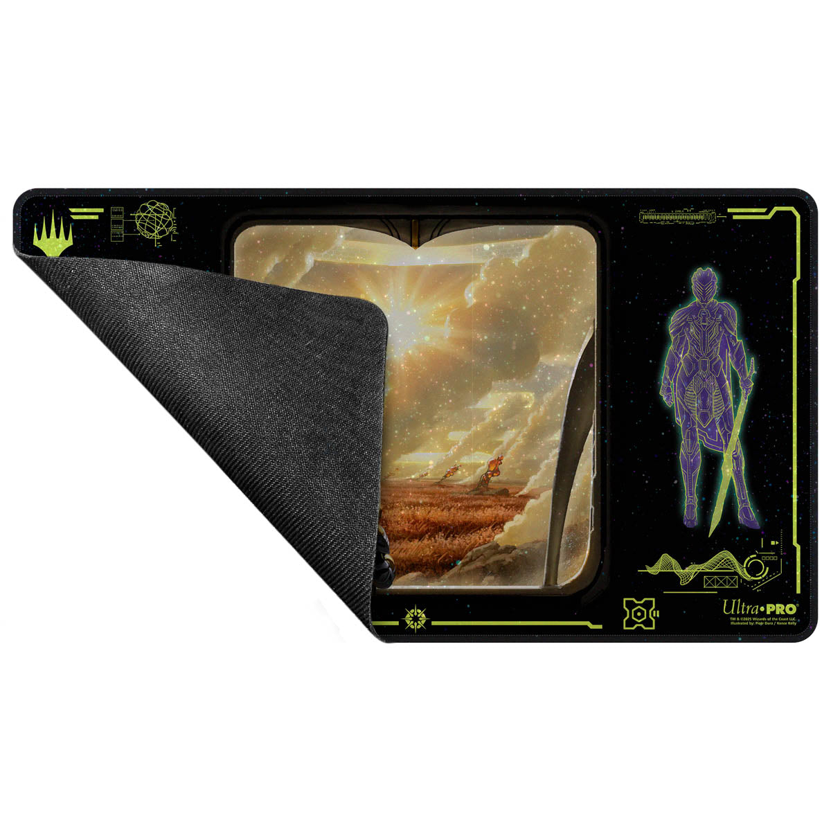 Edge of Eternities Adagia, Windswept Bastion Holofoil® Playmat for Magic: The Gathering Back | Ultra PRO International