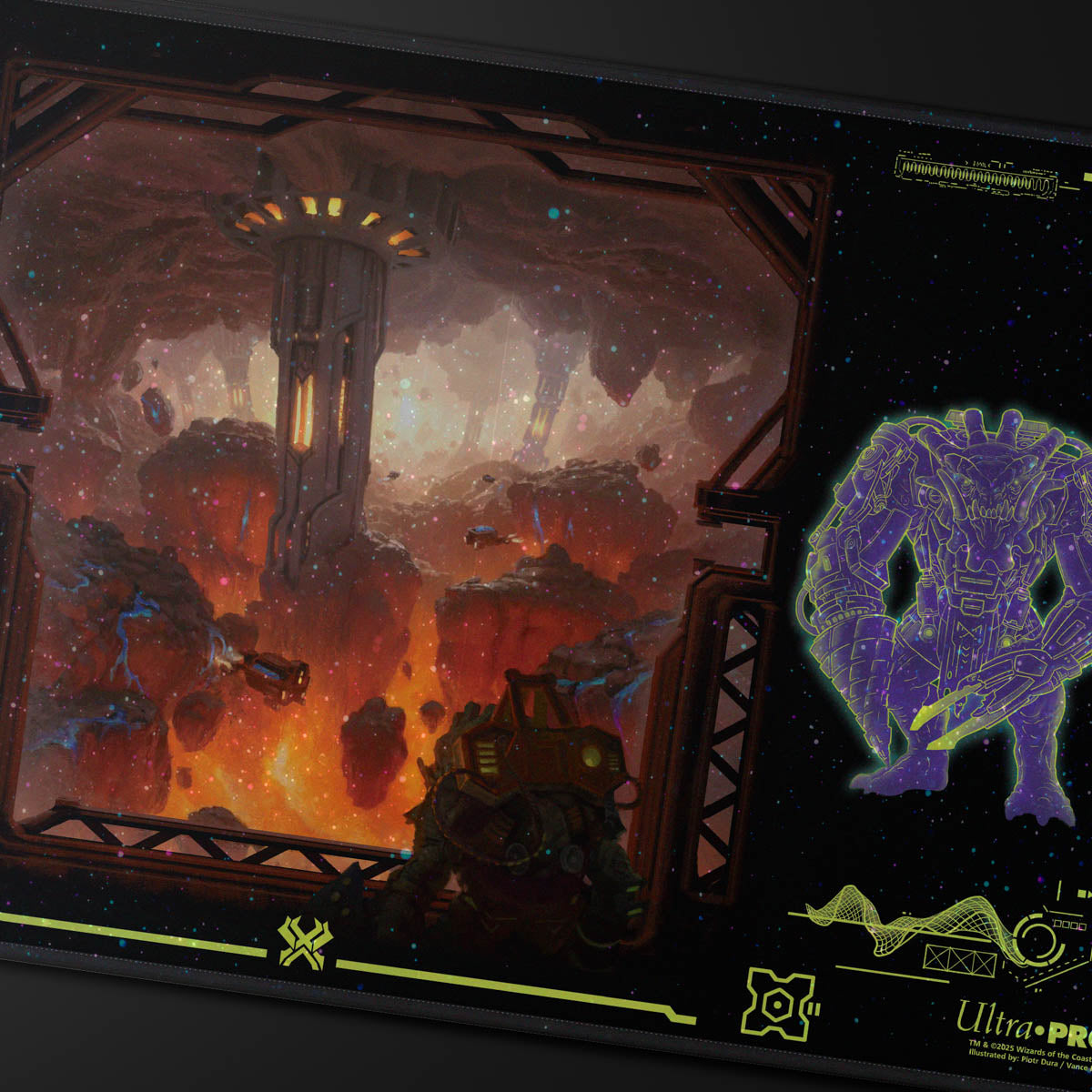 Edge of Eternities Kavaron, Memorial World Holofoil® Playmat for Magic: The Gathering | Ultra PRO International