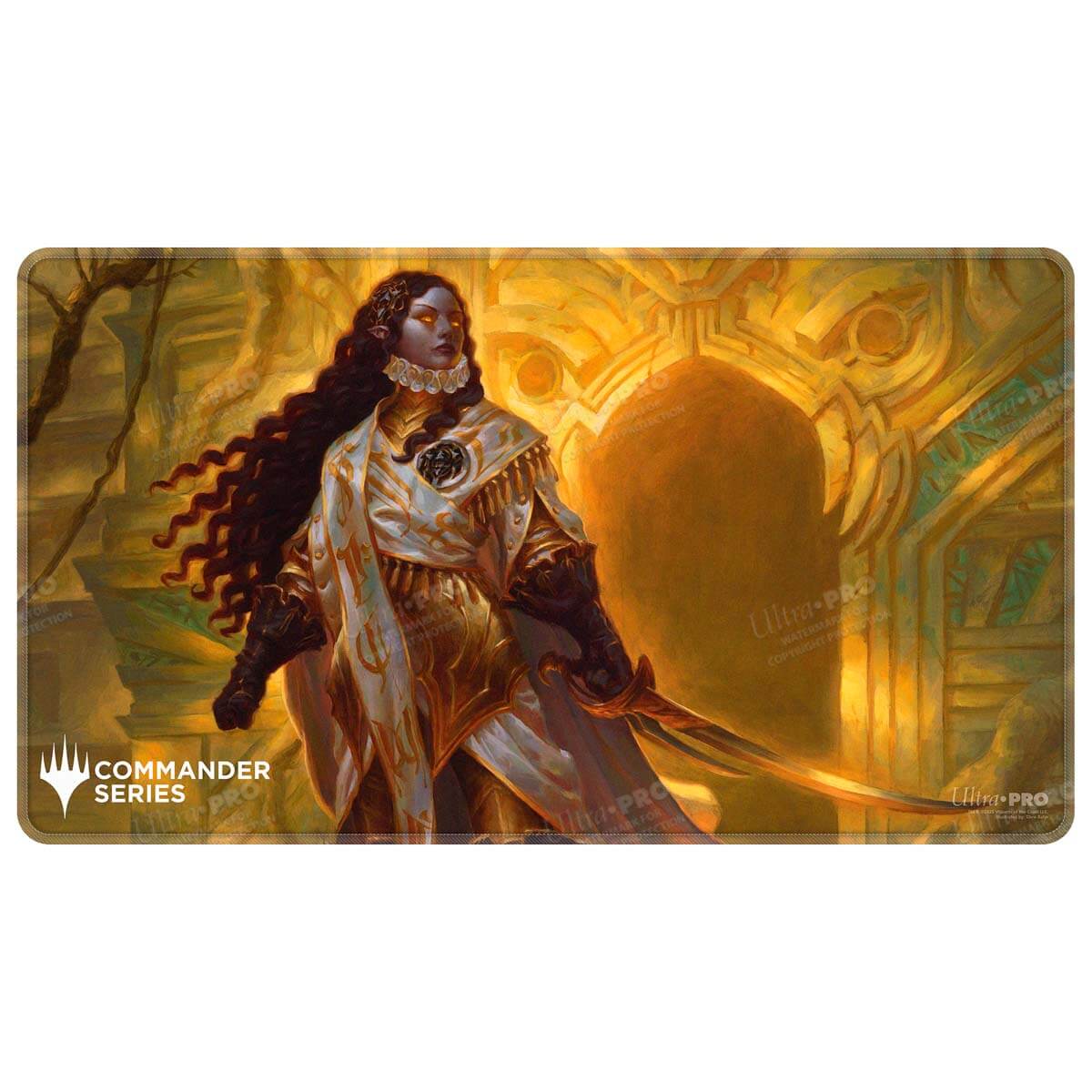 Commander Series #8 Elenda, the Dusk Rose Stitched Playmat for Magic: The Gathering Front | Ultra PRO International