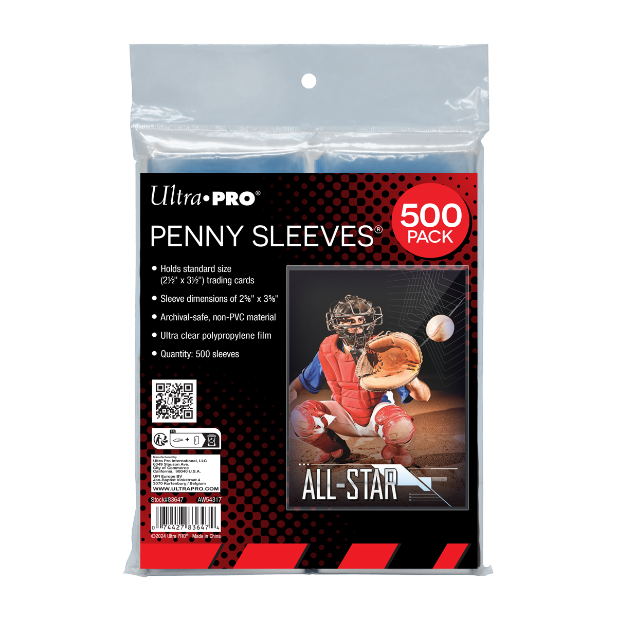 2.5" x 3.5" PENNY SLEEVES® Soft Trading Card Protectors