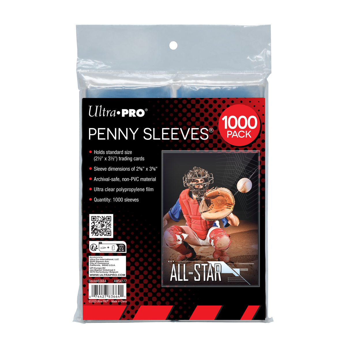 1000ct PENNY SLEEVES® 2.5