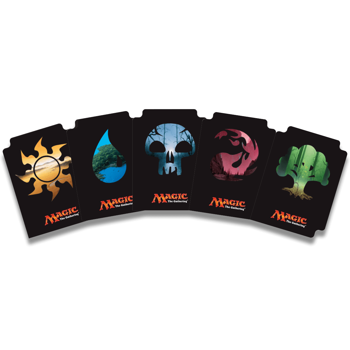 Mana 5 Card Deck Dividers Pack (15ct) for Magic: The Gathering | Ultra PRO International Mana 5 Card Deck Dividers Pack (15ct) for Magic: The Gathering | Ultra PRO International