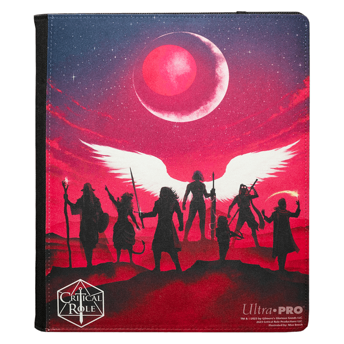 critical role card sleeves Critical Role Live Show 9-Pocket Sublimated Binder| Ultra PRO International