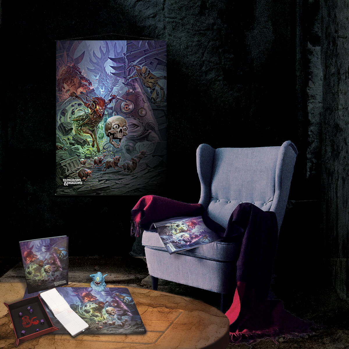 Planescape: Adventures in the Multiverse for Dungeons & Dragons Playmat - Morte’s Planar Parade Standard Cover Artwork v2 | Ultra PRO International