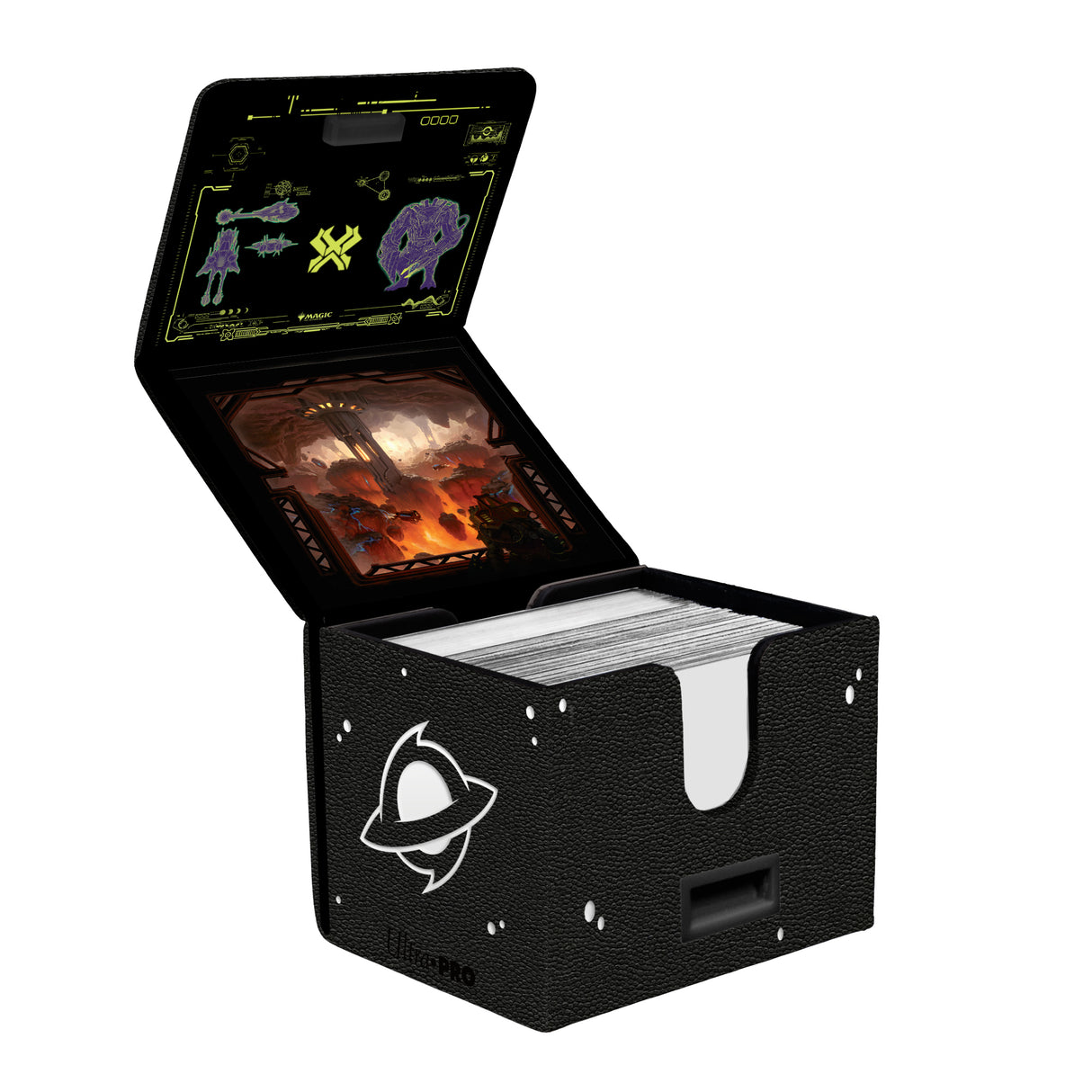 Edge of Eternities Kavaron, Memorial World Alcove Edge Deck Box for Magic: The Gathering Open | Ultra PRO International