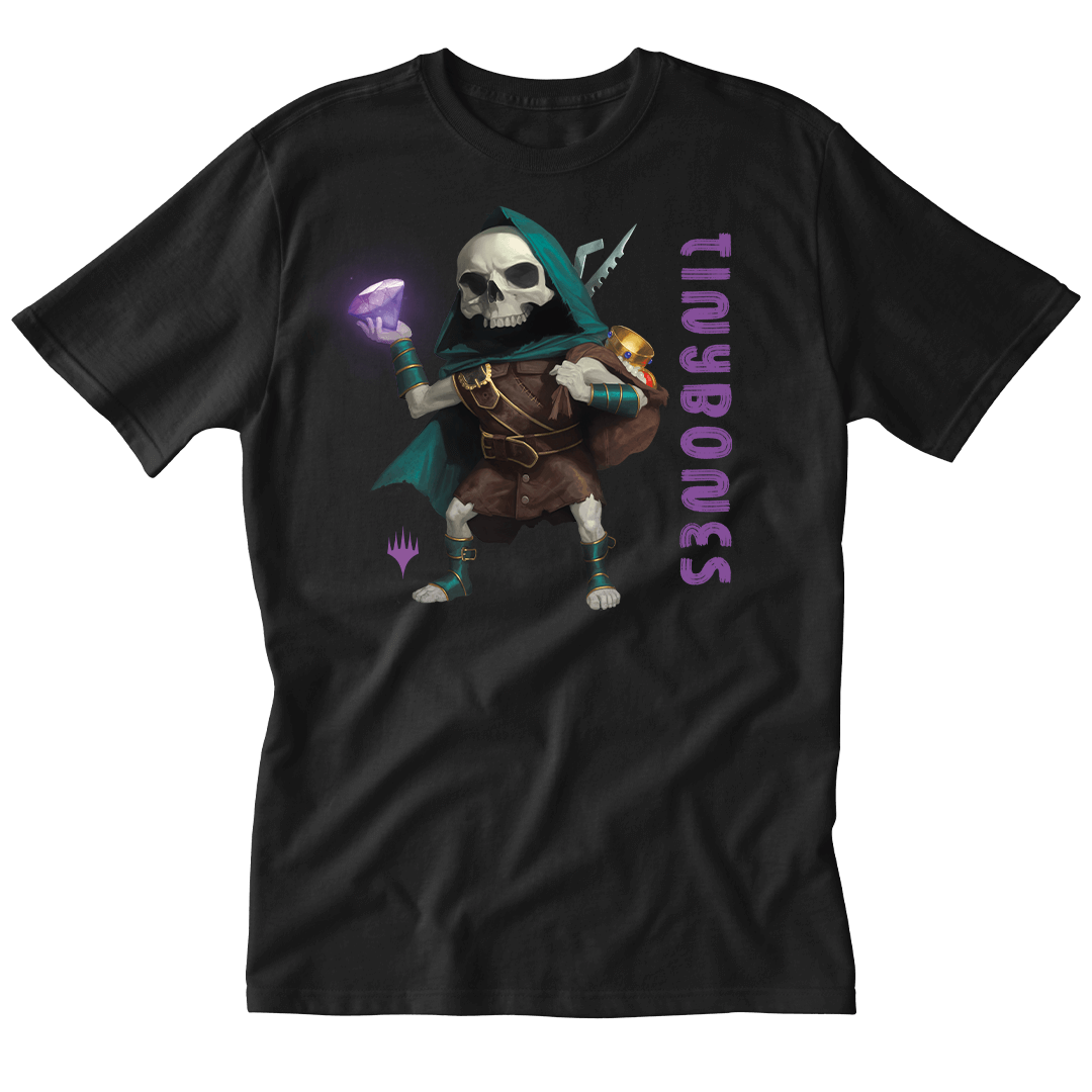 Foundations Tinybones Printed Graphic Tee in Black for Magic: The Gathering | Ultra PRO International