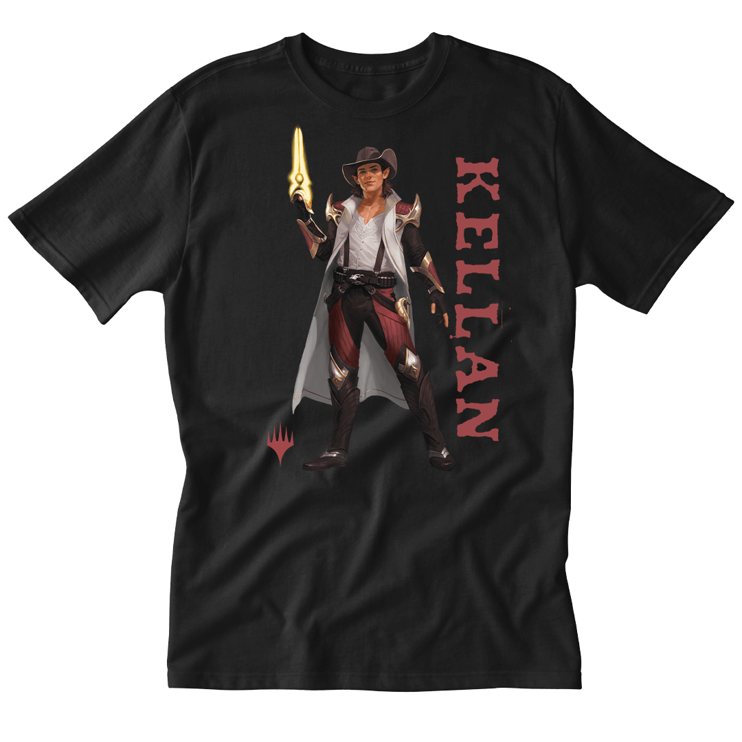 Foundations Kellan Printed Graphic Tee in Black for Magic: The Gathering | Ultra PRO International