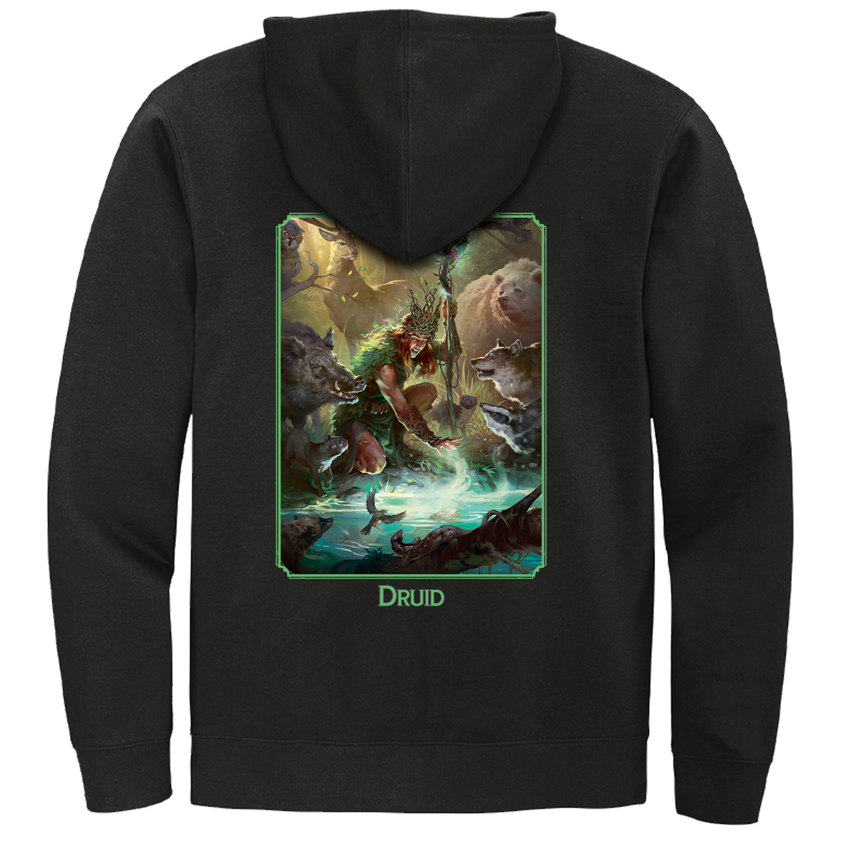 Dungeons & Dragons Class PoD - Hoodie - Druid